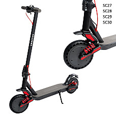 Ηλεκτρικό σκούτερ – τροχοσανίδα με διπλούς αμορτισέρ, οθόνη LED και Bluetooth – SC27-30 - Sellzone.bg Ηλεκτρικό σκούτερ – τροχοσανίδα με διπλούς αμορτισέρ, οθόνη LED και Bluetooth – SC27-30